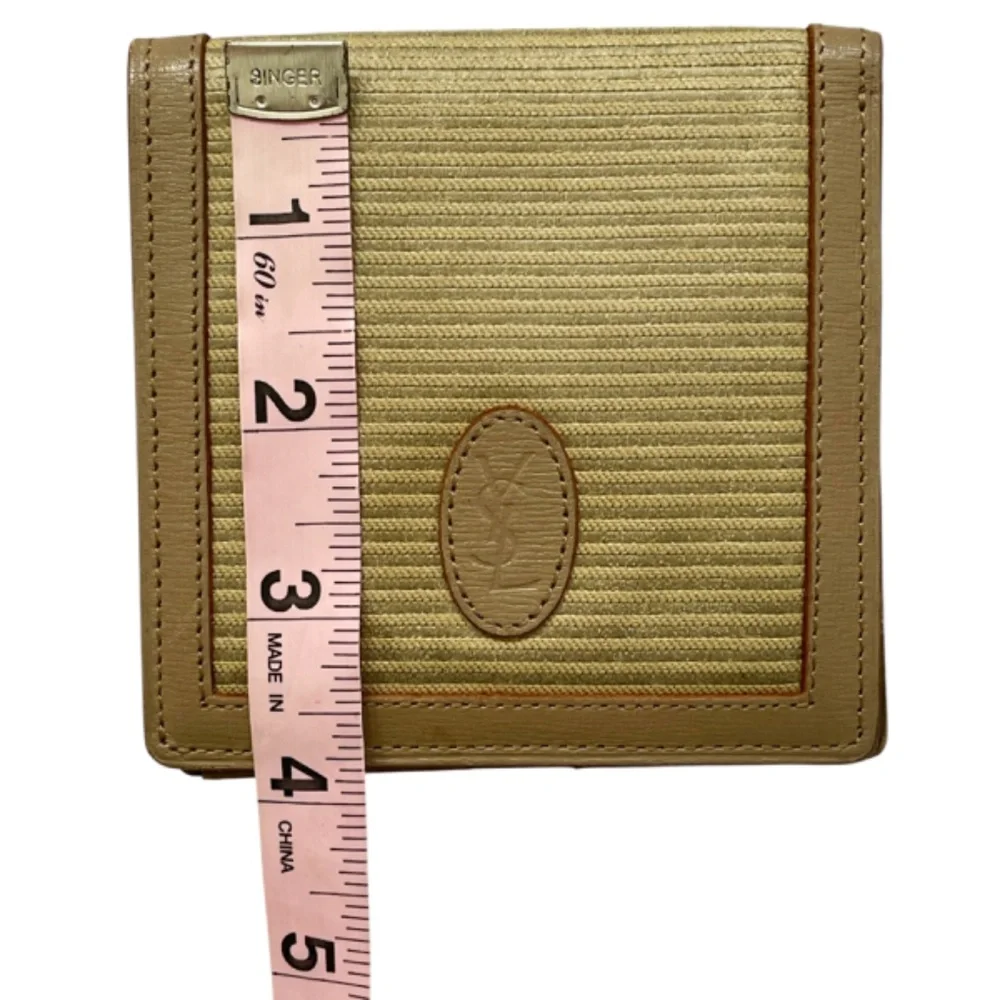 Vintage Yves Saint Laurent Tan Bifold Wallet - Picture 15 of 16